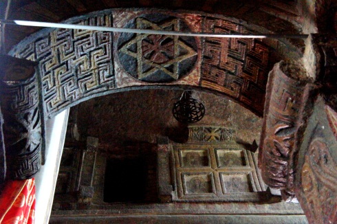 some amazing carvings and an old Star of David. There is a lot of connection to Jewish history in Ethiopia
